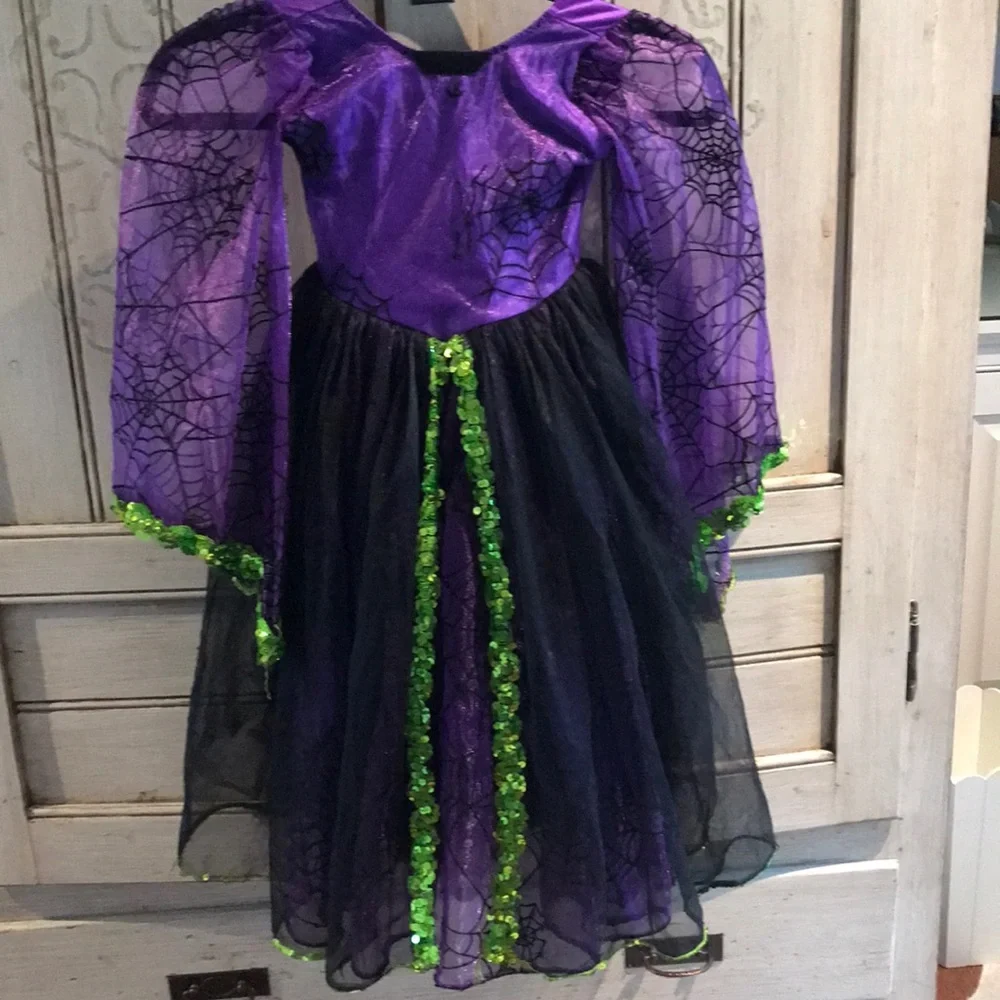 Halloween witch costume. Exquisite detailing!